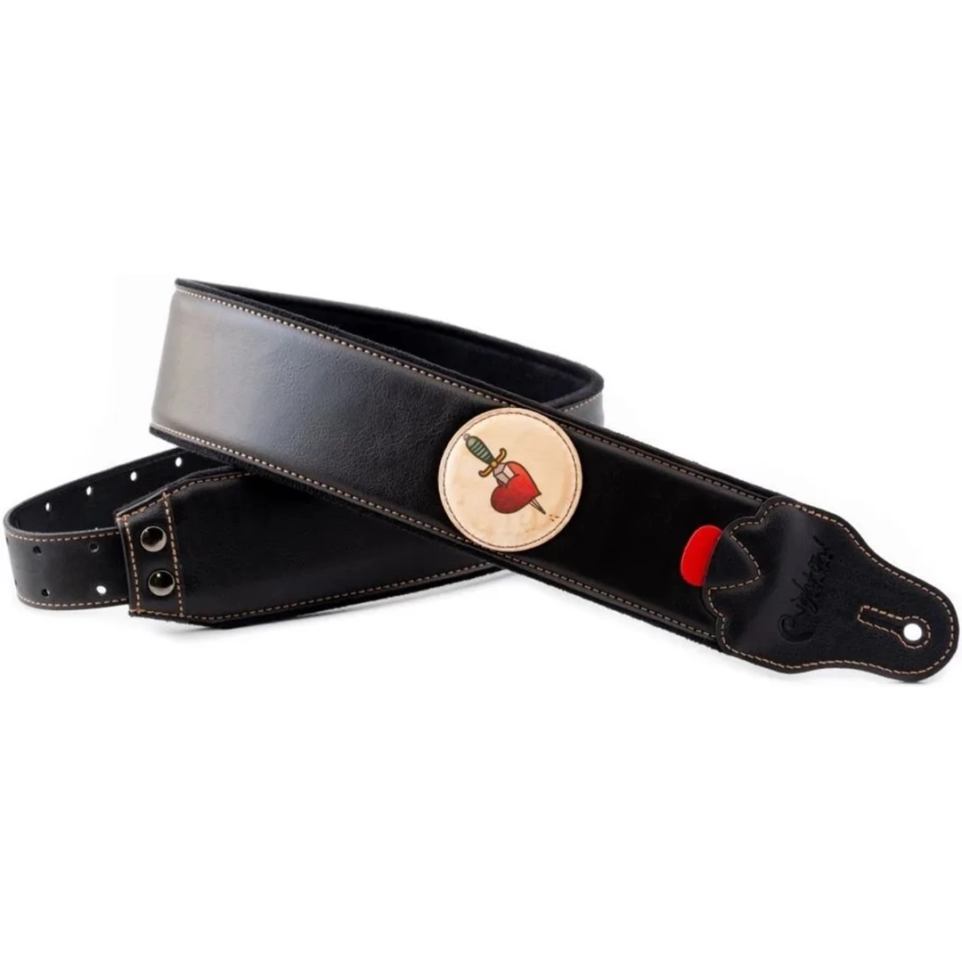 Ремень для гитары RightOn Straps Groove Old School Heart