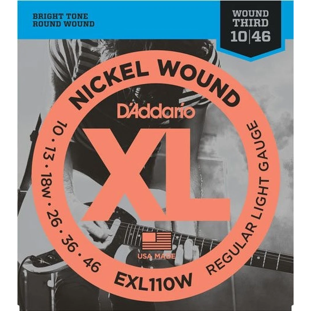 Струны для электрогитары D’Addario EXL110W 10-46