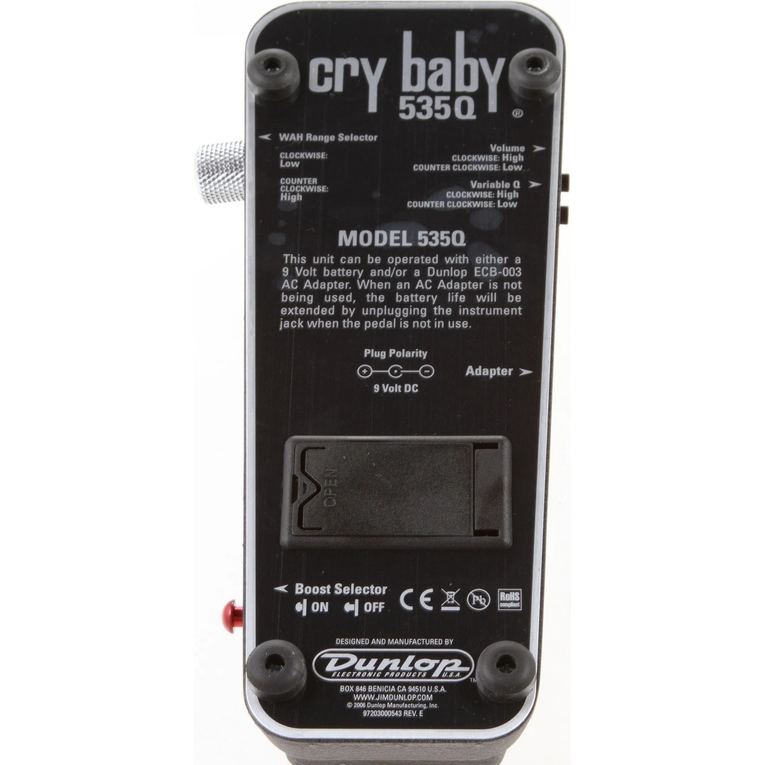 Педаль эффектов Dunlop 535Q-B Crybaby