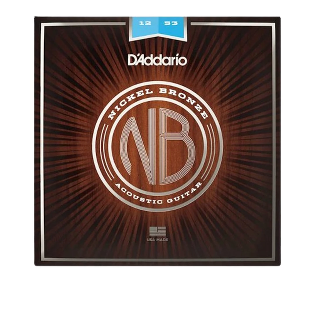 Струны для акустической гитары D’Addario NB1253-CP10 12-53