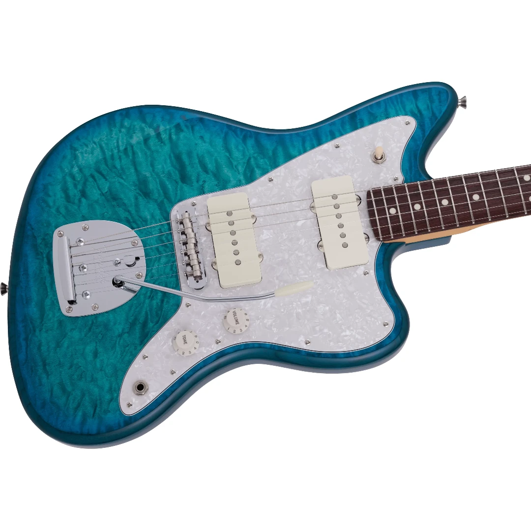 Электрогитара Fender 2024 Hybrid II Jazzmaster Quilt Aquamarine Made in Japan