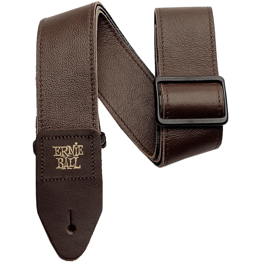 Ремень для гитары Ernie Ball Brown Italian Leather P04135