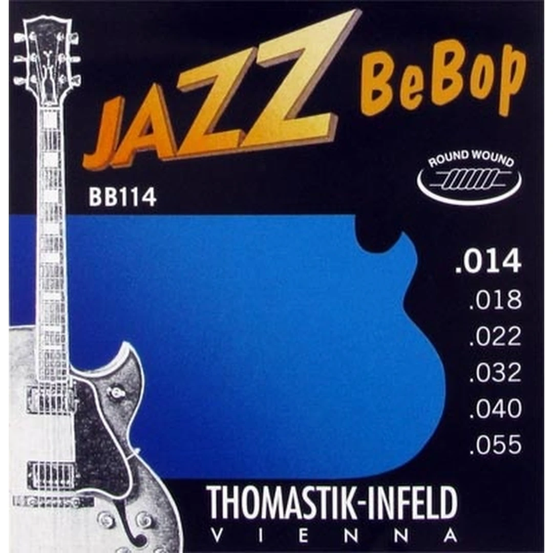 Струны для электрогитары Thomastik BB114 Jazz BeBop 14-55