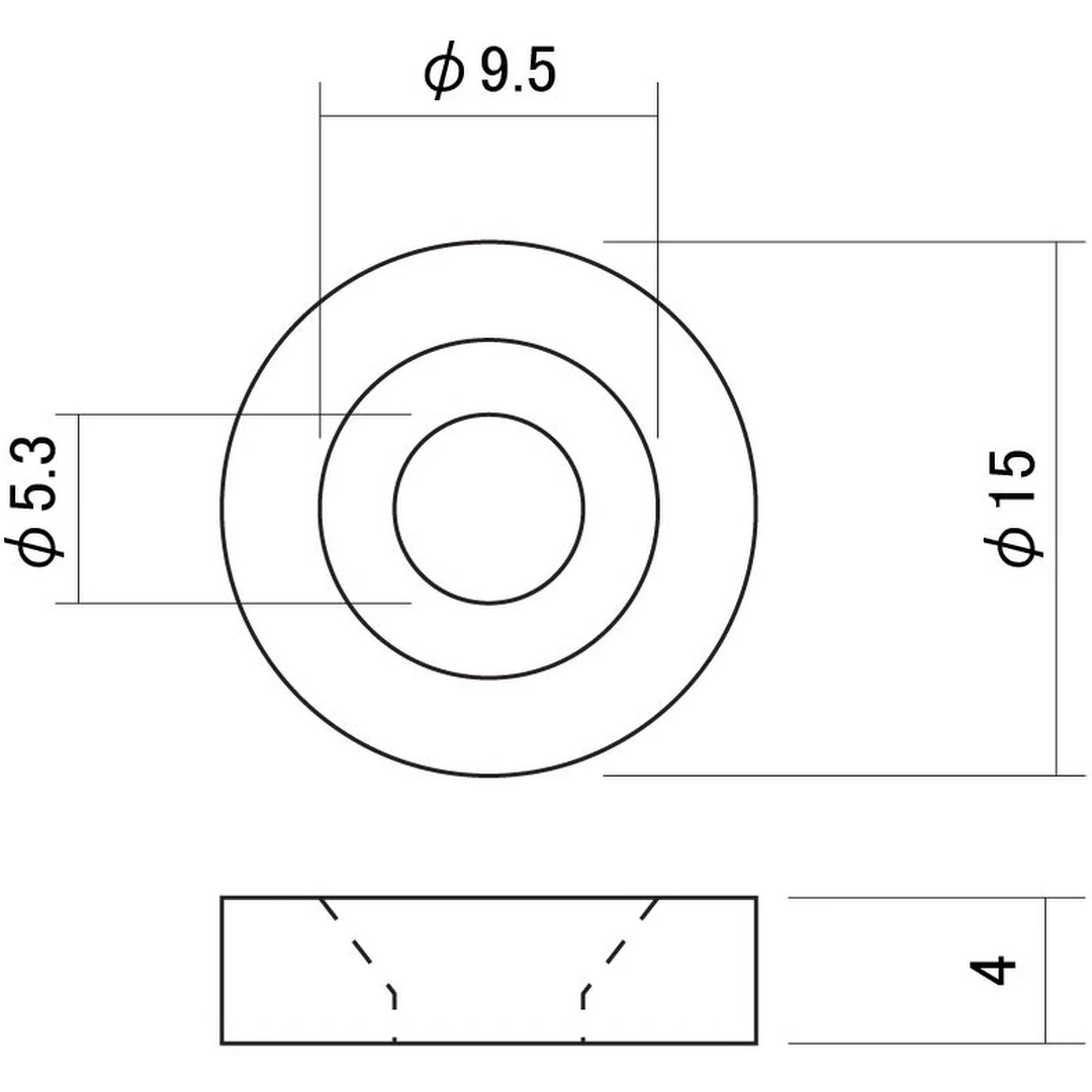 Шайбы для крепления грифа Hosco HK-NFLG