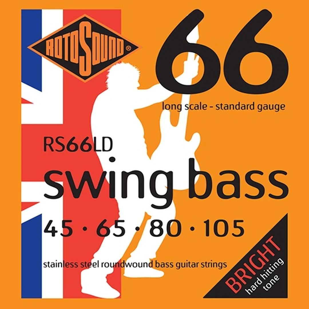 Струны для бас-гитары Rotosound RS66LD Bass Strings Stainless Steel 45-105