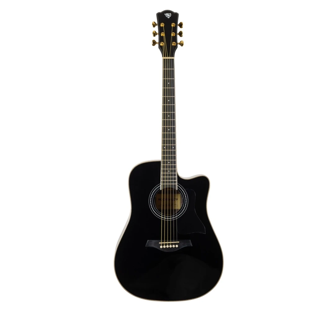 Акустическая гитара Rockdale Aurora D7 C BK Gloss