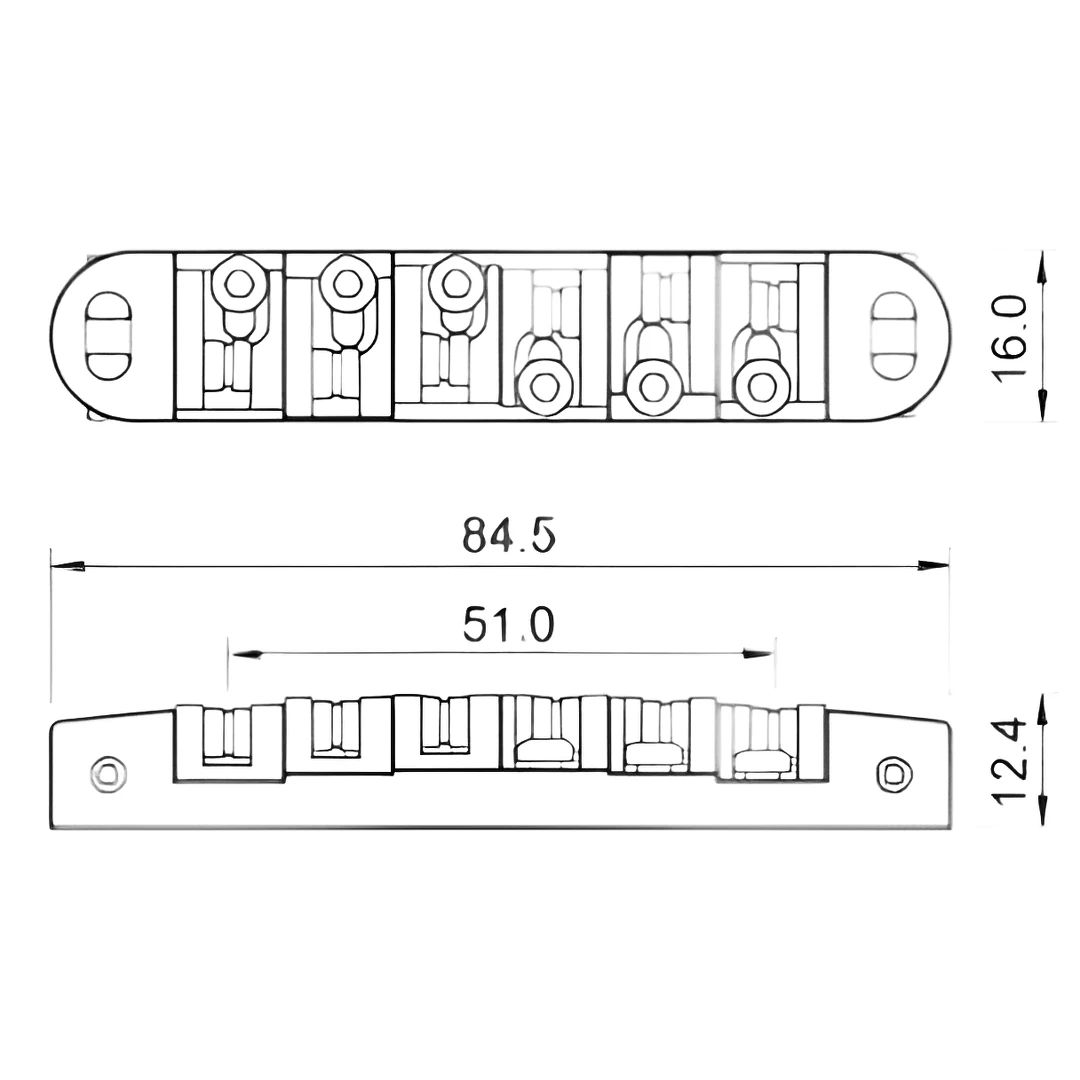 Бридж для электрогитары Gewa 547790