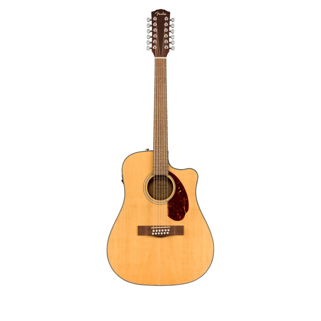 12-струнная электроакустическая гитара Fender CD-140SCE 12 Natural