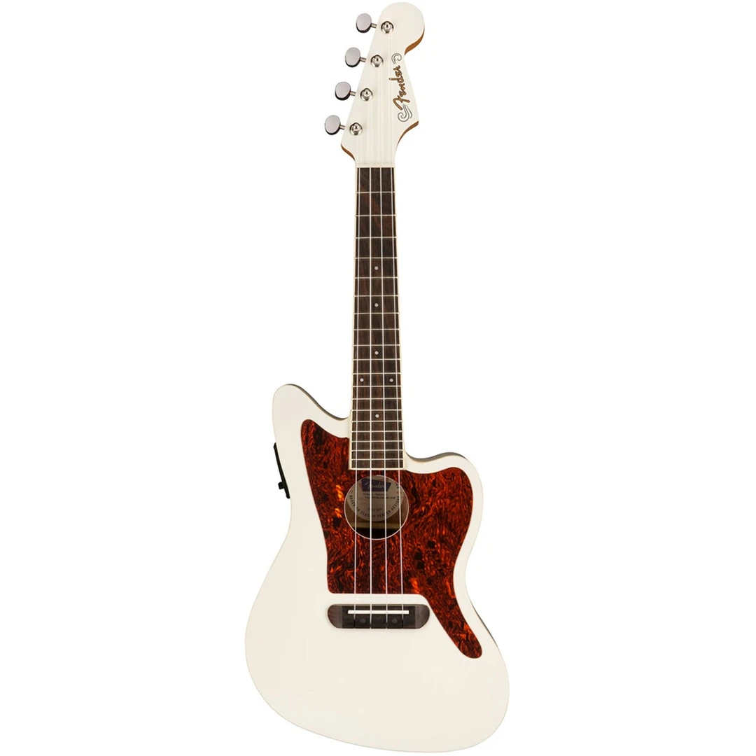 Укулеле Fender Fullerton Jazzmaster Uke Olympic White