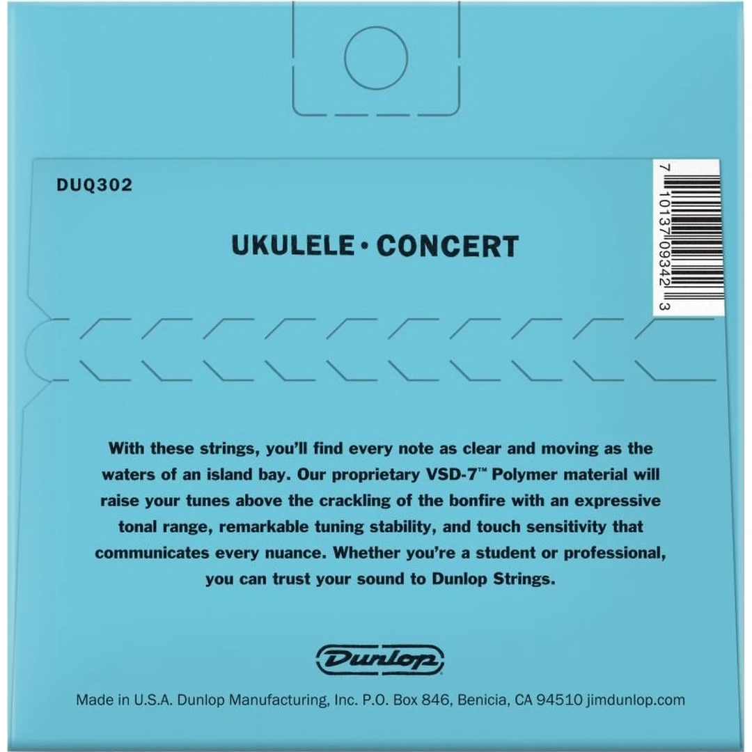 Струны для укулеле Dunlop DUQ302 Uke Concert