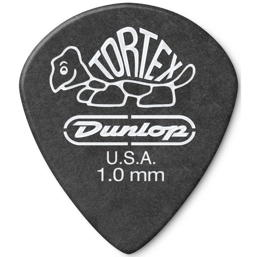 Медиатор Dunlop 482R1.0 Tortex Pitch Black Jazz III 1.0