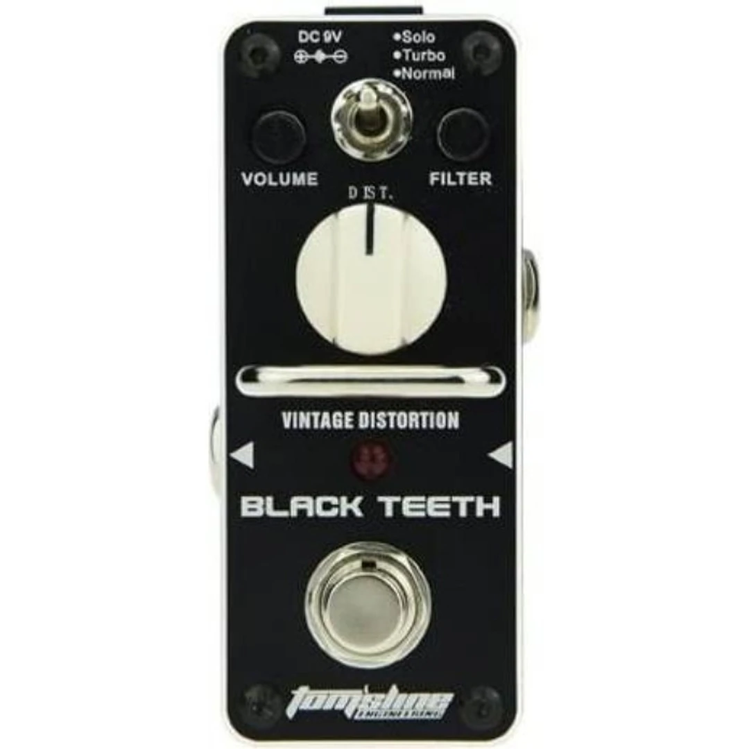 Педаль эффектов Tomsline ABT-3 Black Teeth Vintage Distortion