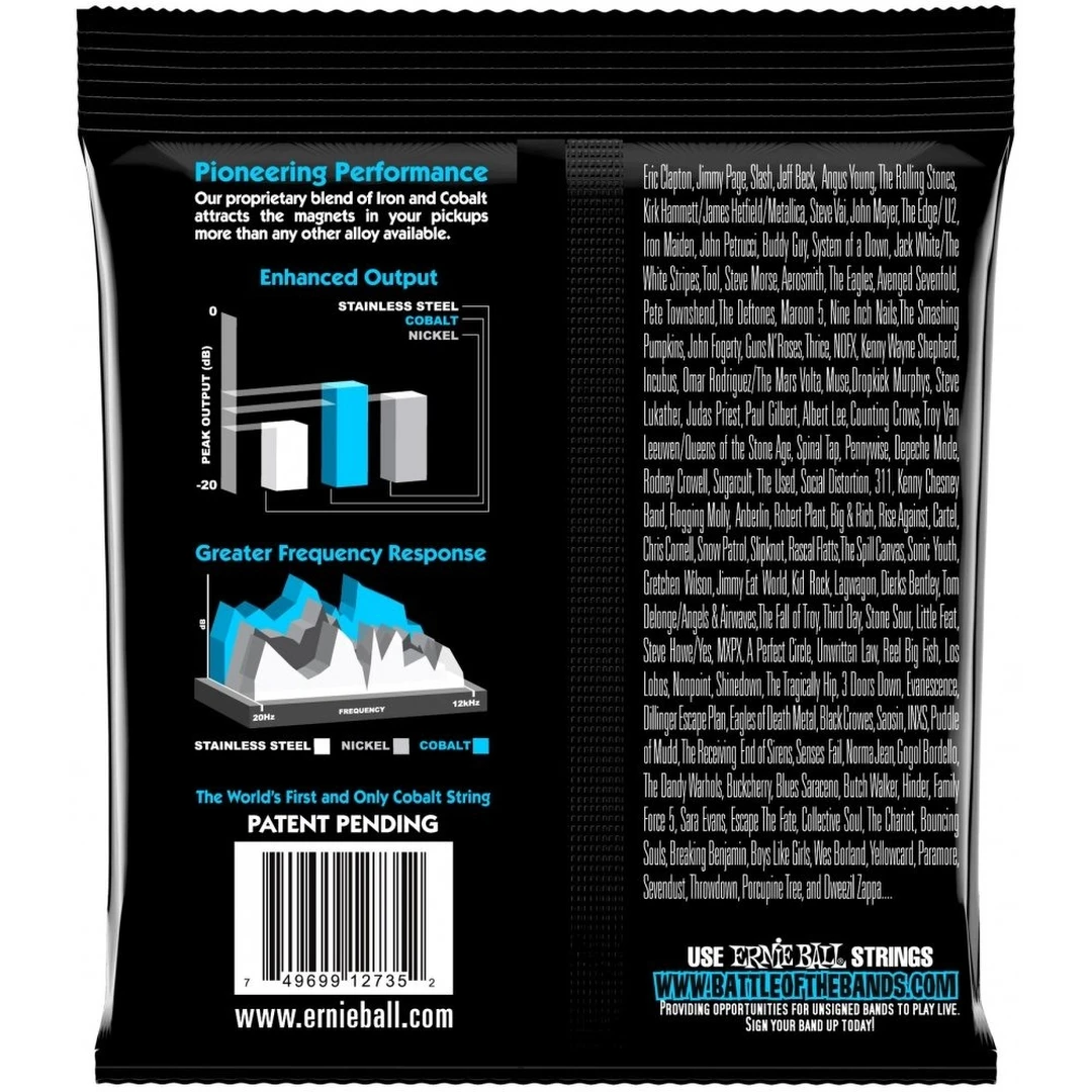 Струны для бас-гитары Ernie Ball 2735 Cobalt 40-95