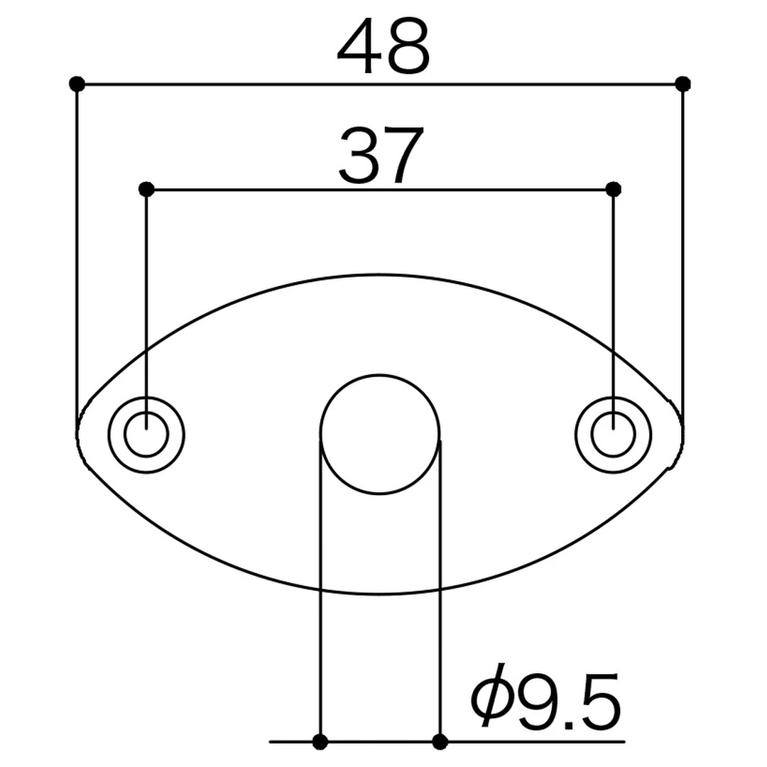 Панель гитарного входа Gotoh JCB-2B