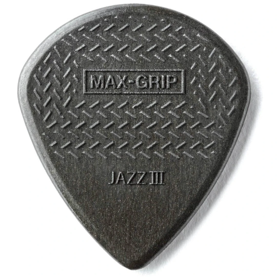 Медиатор Dunlop 471R3C Carbon Max-Grip Jazz III