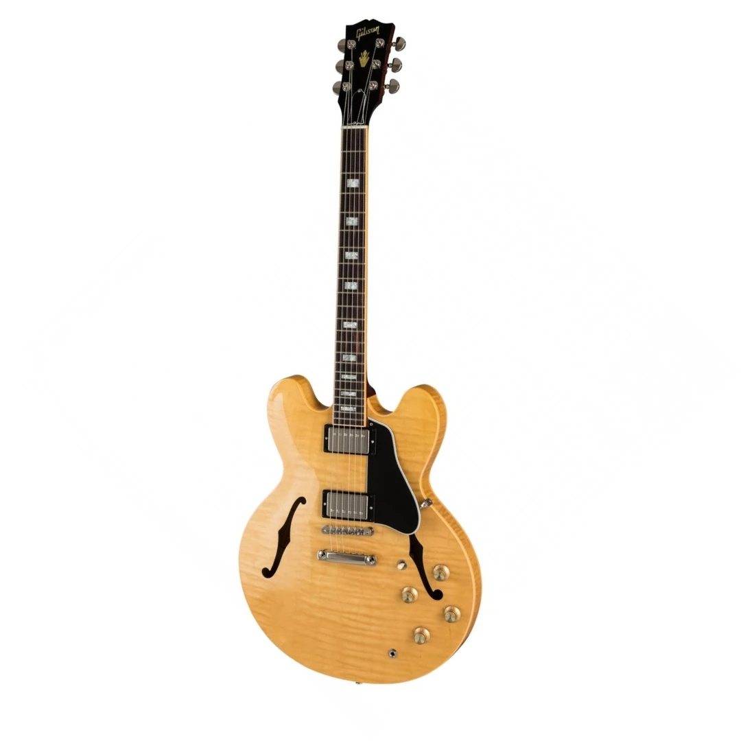 Полуакустическая гитара Gibson ES-335 Figured 2019 Dark Natural