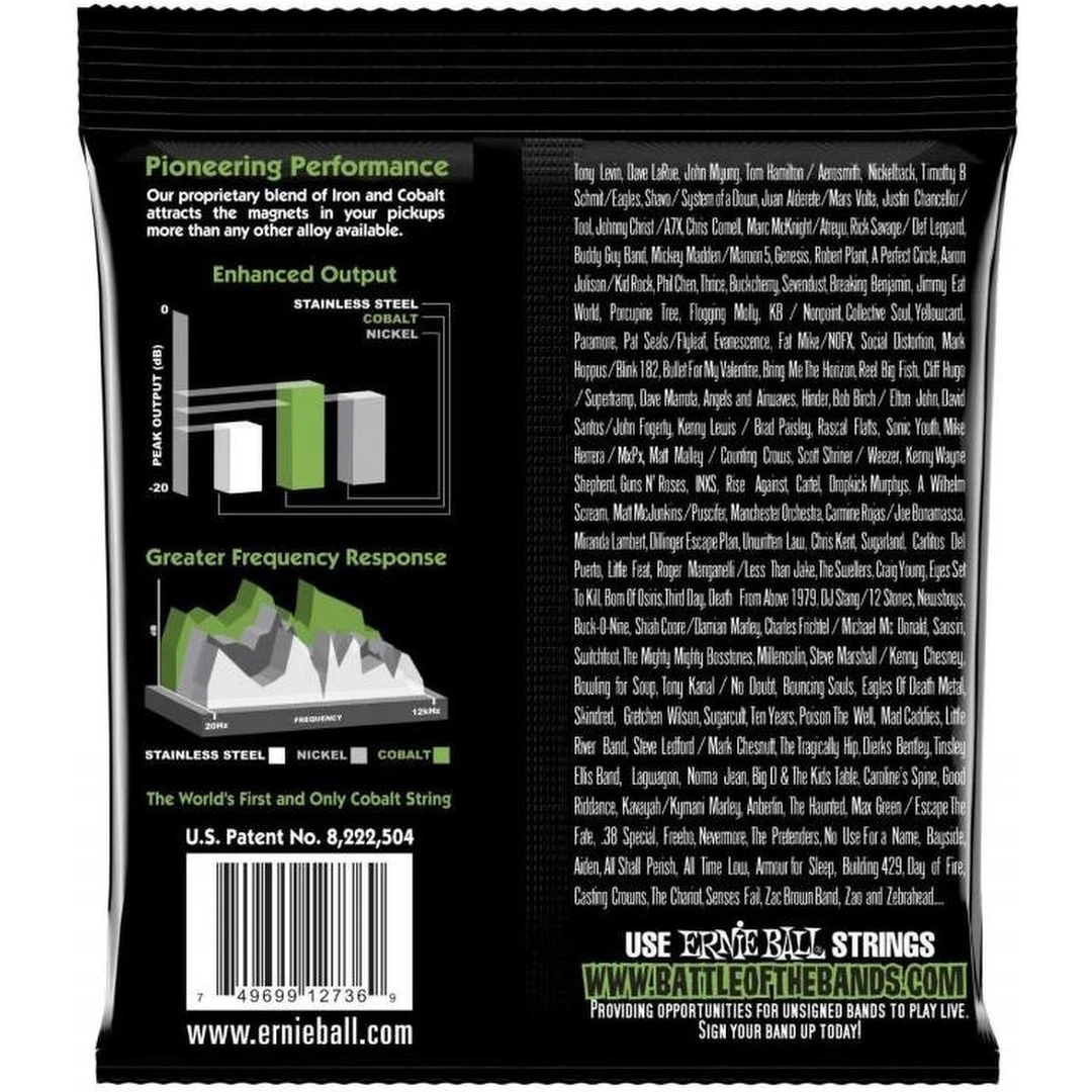 Струны для бас-гитары Ernie Ball 2736 Cobalt 45-130