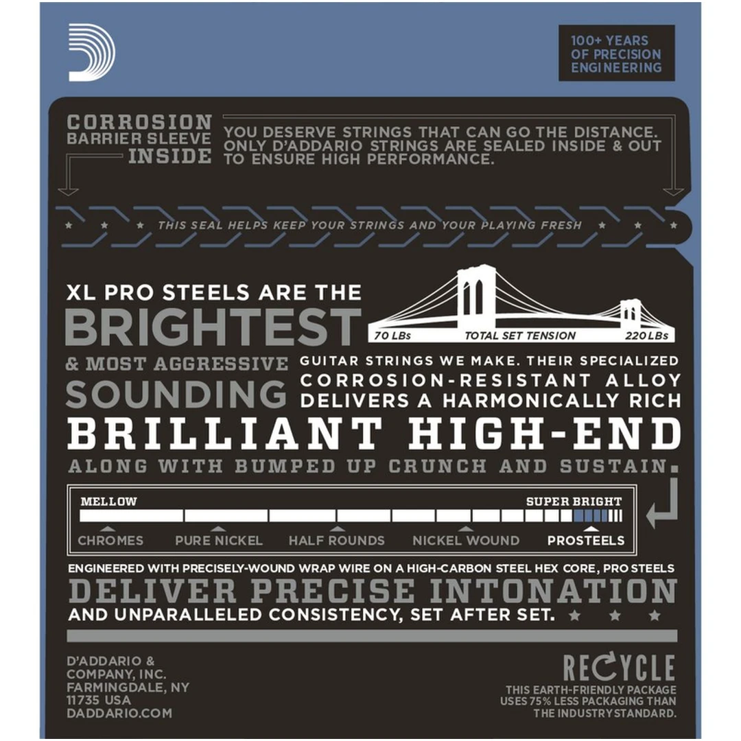 Струны для электрогитары D'Addario EPS520 9-42