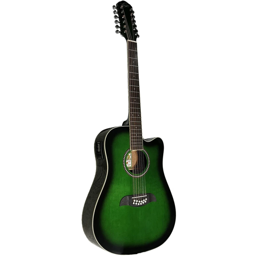 12-струнная электроакустическая гитара Oscar Schmidt OD312CETGR