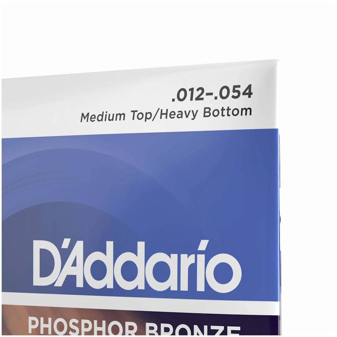 Струны для 12-ти струнной акустической гитары D’addario EJ37 12-54
