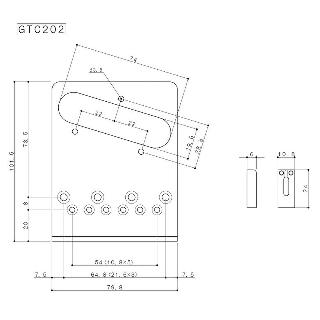 Бридж Gotoh GTC202 C