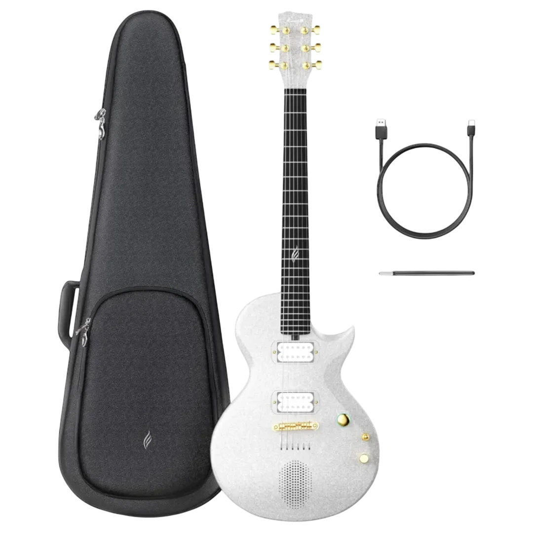 Смарт электрогитара Enya NOVA GO Sonic/Blink Silver + набор аксессуаров