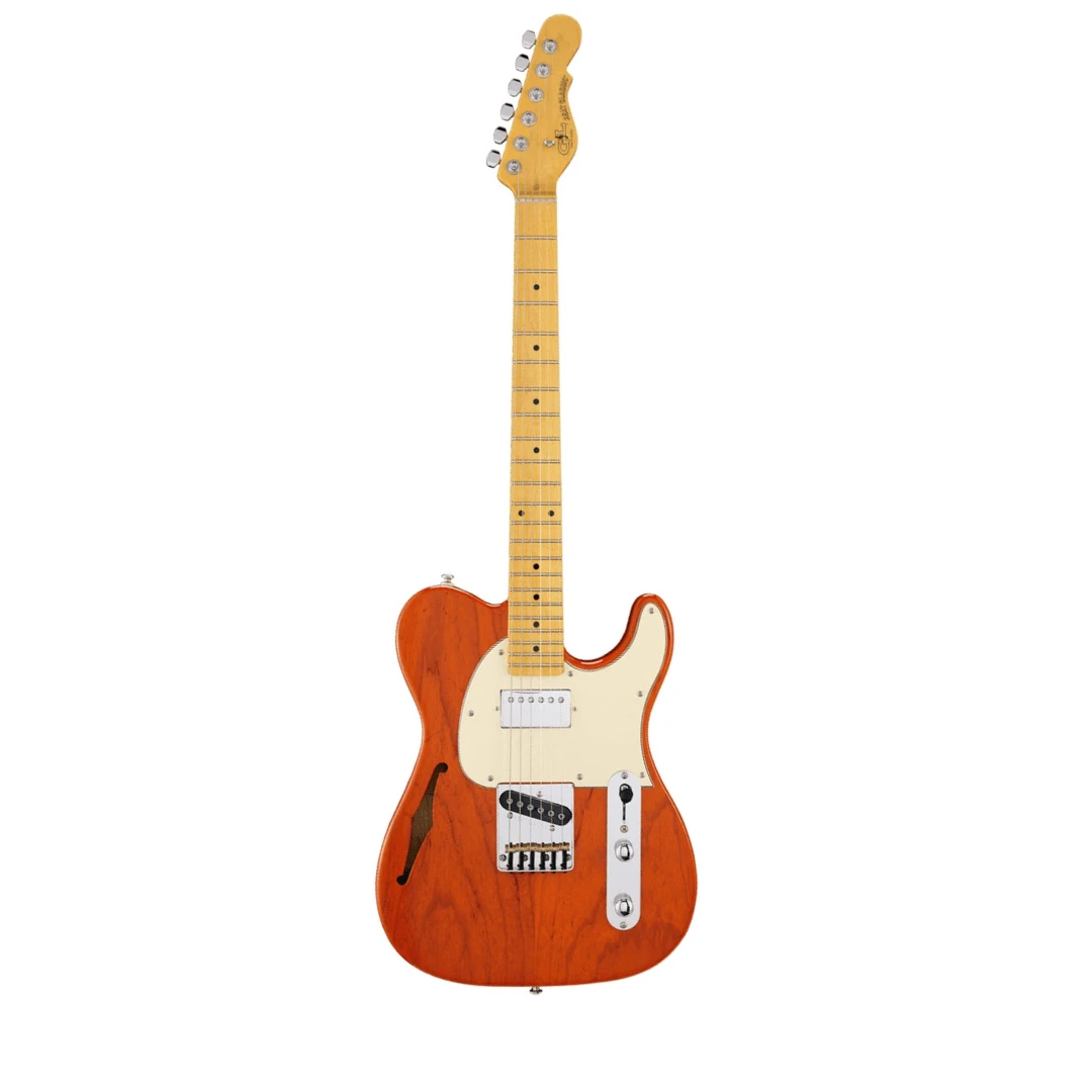 Полуакустическая гитара G&amp;L Tribute ASAT Classic Bluesboy Semi-Hollow Clear Orange MP
