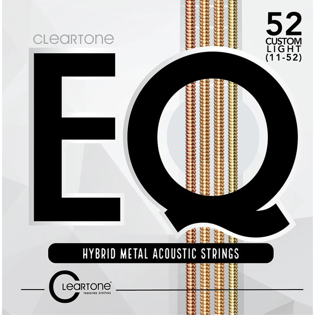 Струны для акустической гитары Cleartone 7811 EQ Hybrid Metal