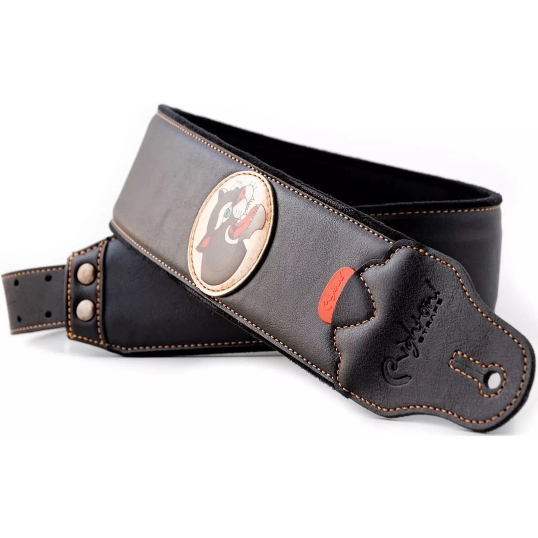 Ремень для гитары RightOn Straps Groove Old School Panther