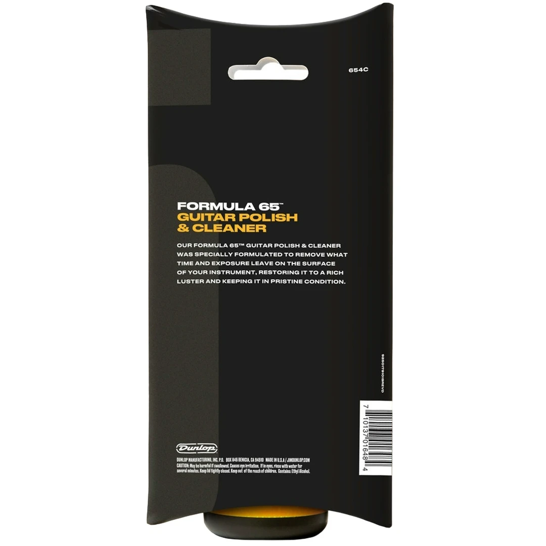 Средство для чистки и полировки гитары Dunlop 654C Formula 65 Guitar Polish &amp; Cleaner