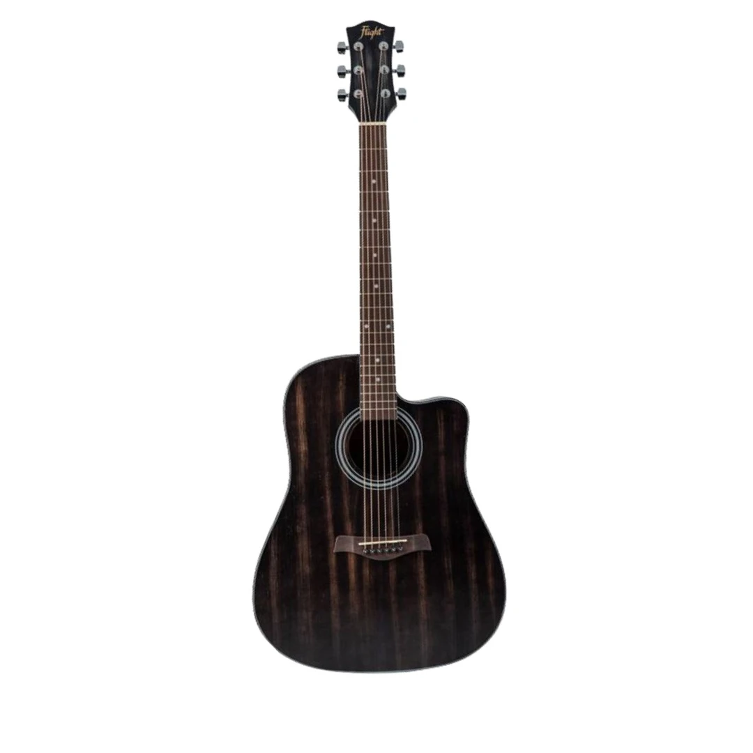 Акустическая гитара Flight D-155C MAH BK