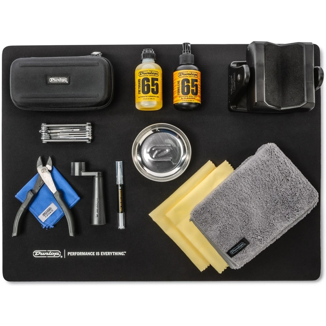 Набор для ухода за гитарой Dunlop DGT301 System 65 String Change Tech Kit