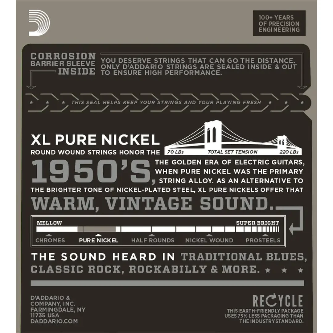 Струны для электрогитары D’Addario EPN21 12-51