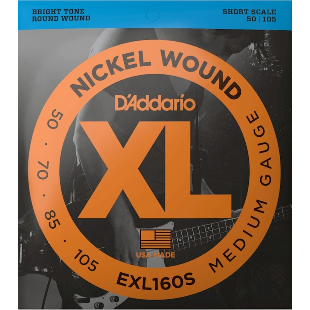 Струны для бас-гитары D’Addario EXL160S 50-105
