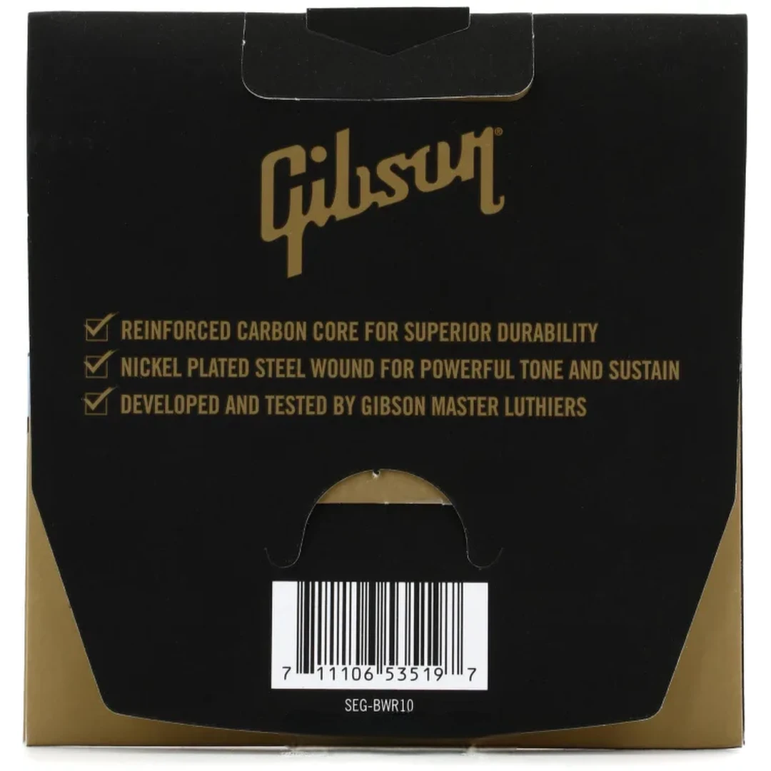 Струны для электрогитары Gibson SEG-BWR10 Brite Wire Reinforced Light 10-46
