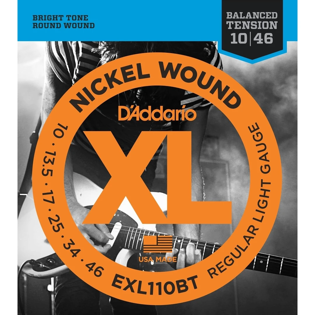 Струны для электрогитары D'Addario EXL110BT 10-46