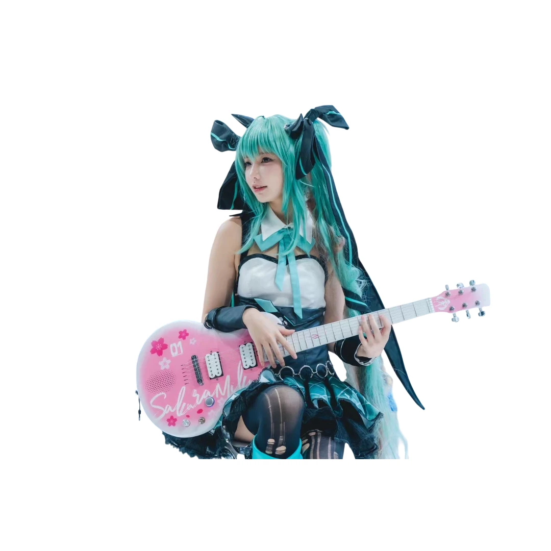 Смарт электрогитара Enya NOVA GO Sonic/Sakura Miku/PK + набор аксессуаров