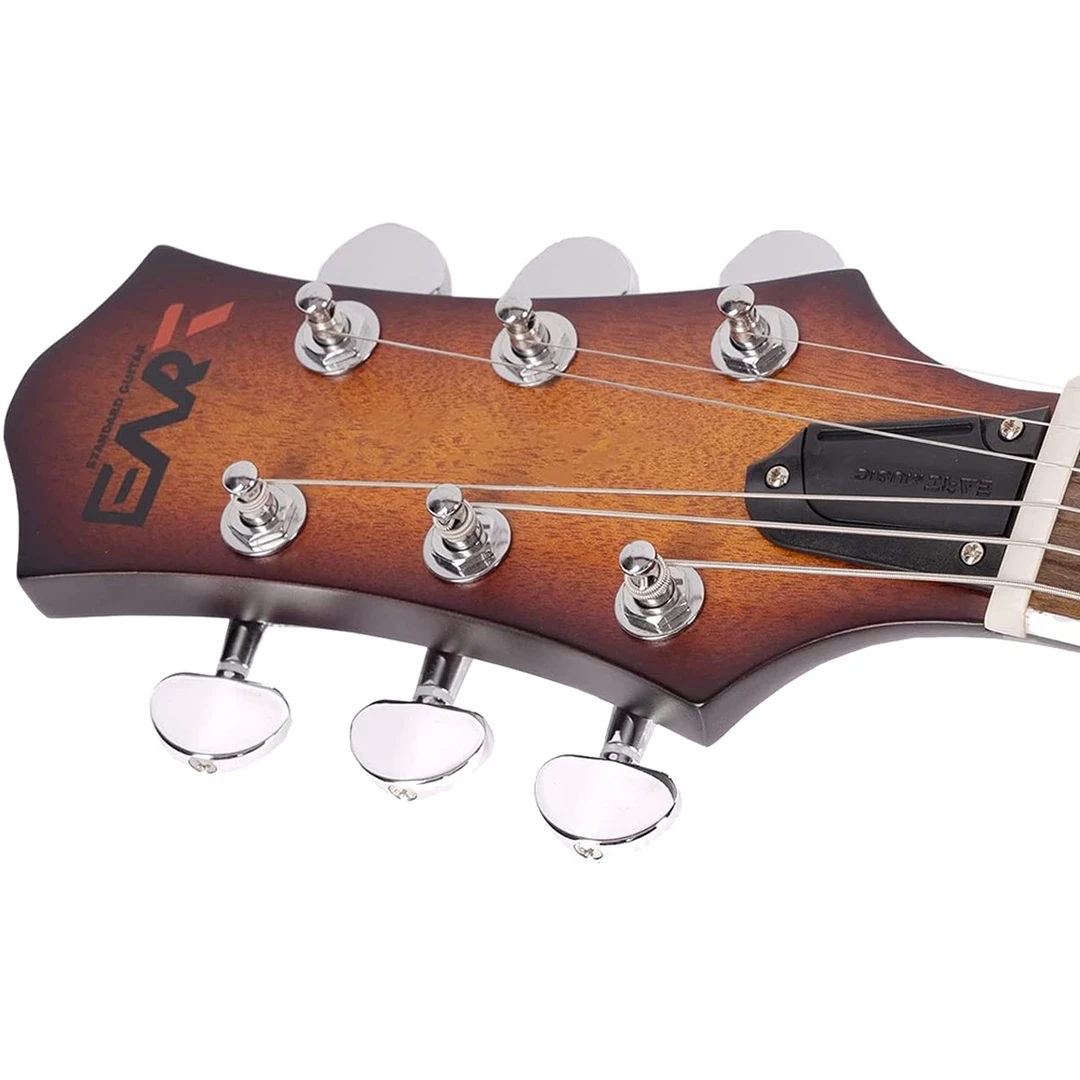 Полуакустическая гитара Eart E-335 Brown Sunburst