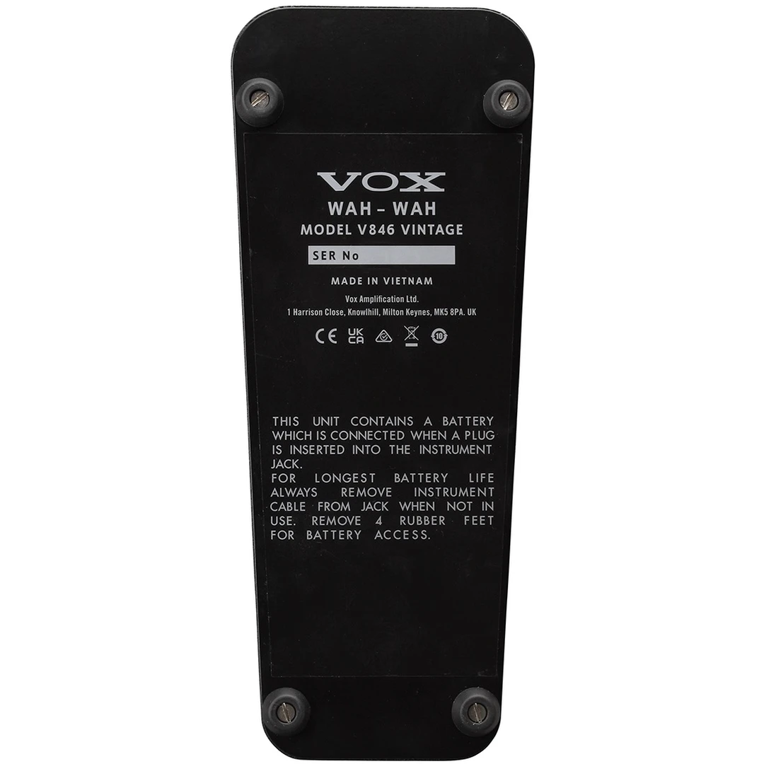 Педаль эффектов Vox V846 Vintage Wah