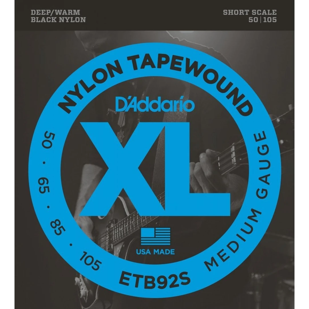 Струны для бас-гитары D'Addario ETB92S Tapewound 50-105