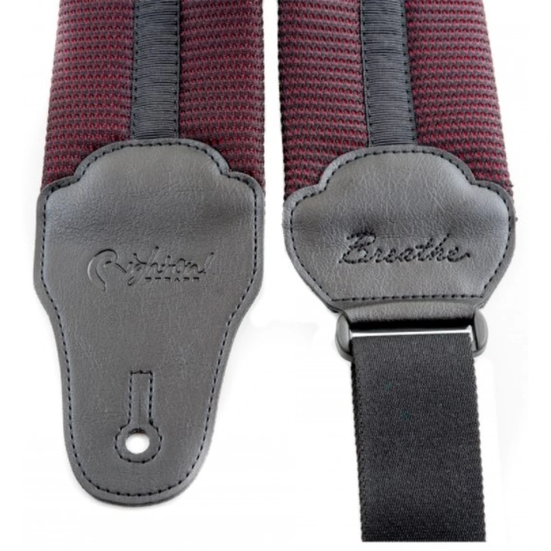 Ремень для гитары RightOn Straps Groove Breathe Red