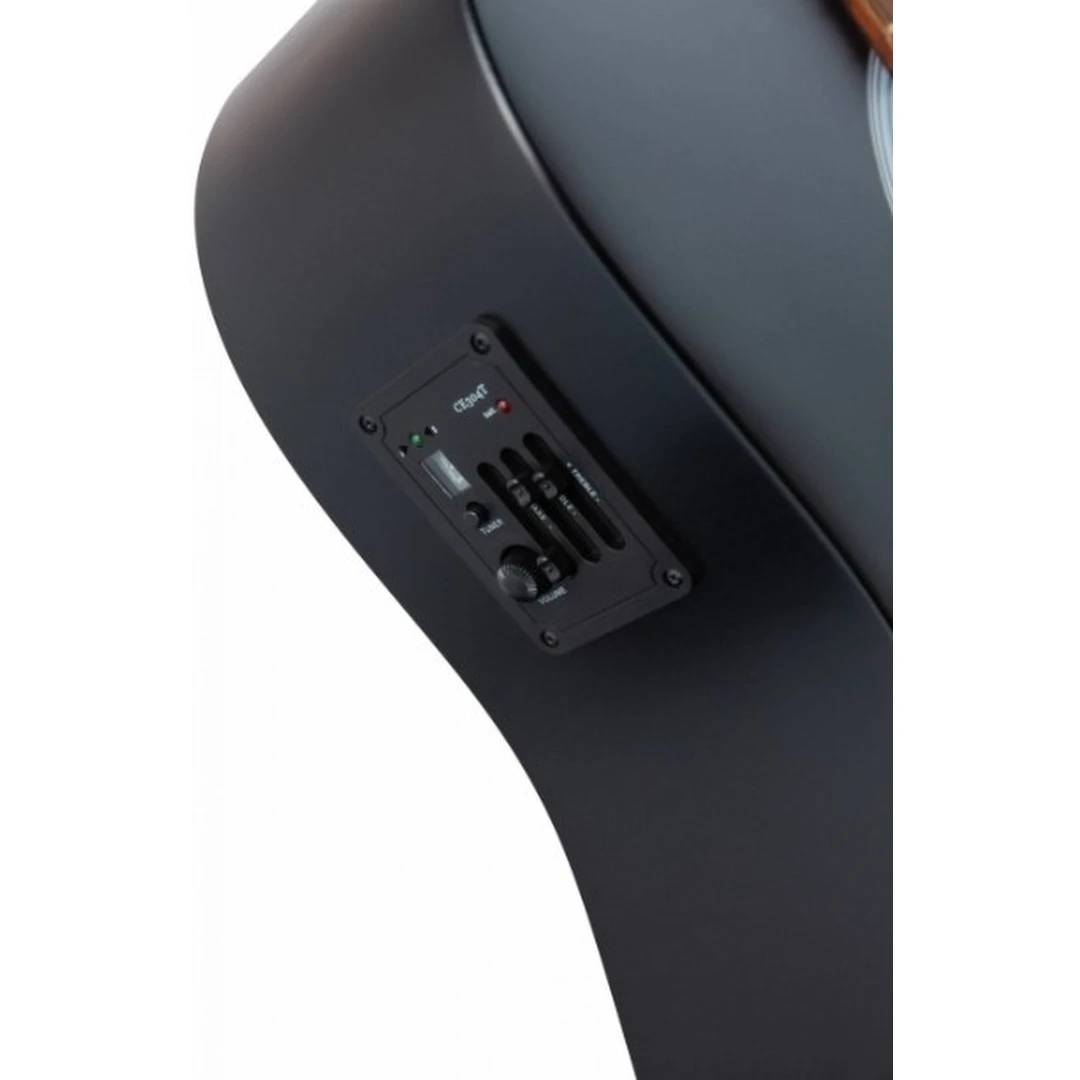 12-струнная электроакустическая гитара Jet JDEC-255/12 BKS