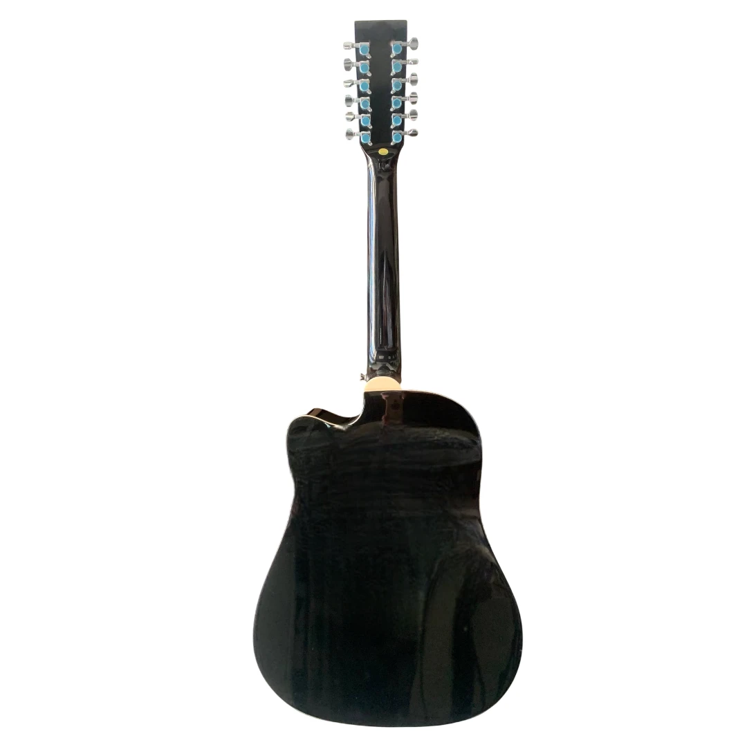 12-ти струнная электроакустическая гитара WINZZ AF8A8CE12-BK