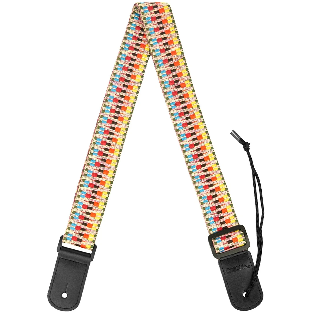 Ремень для укулеле Cascha HH 2200 Jacquard Rainbow