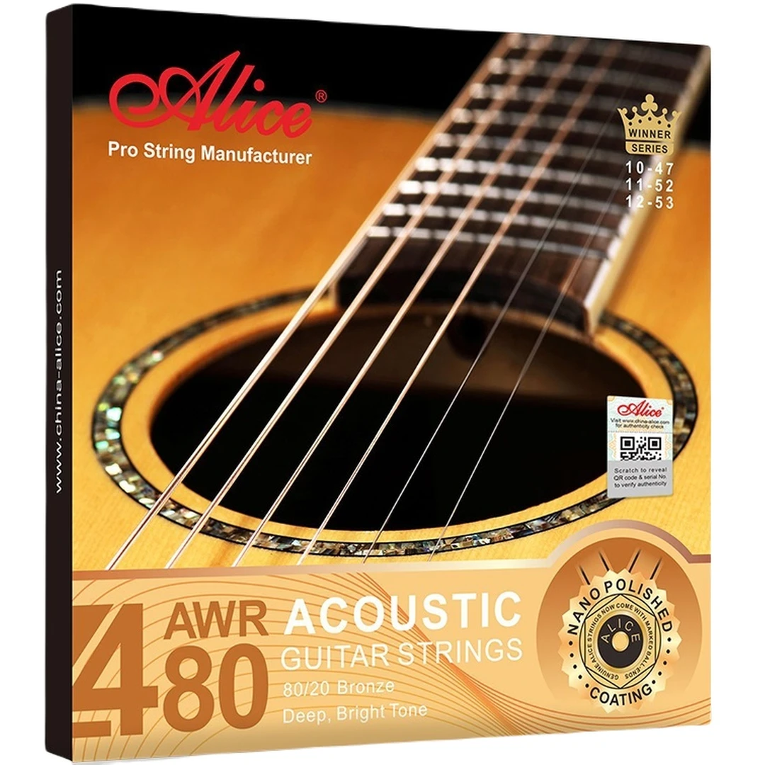 Струны для акустической гитары Alice AWR480-SL