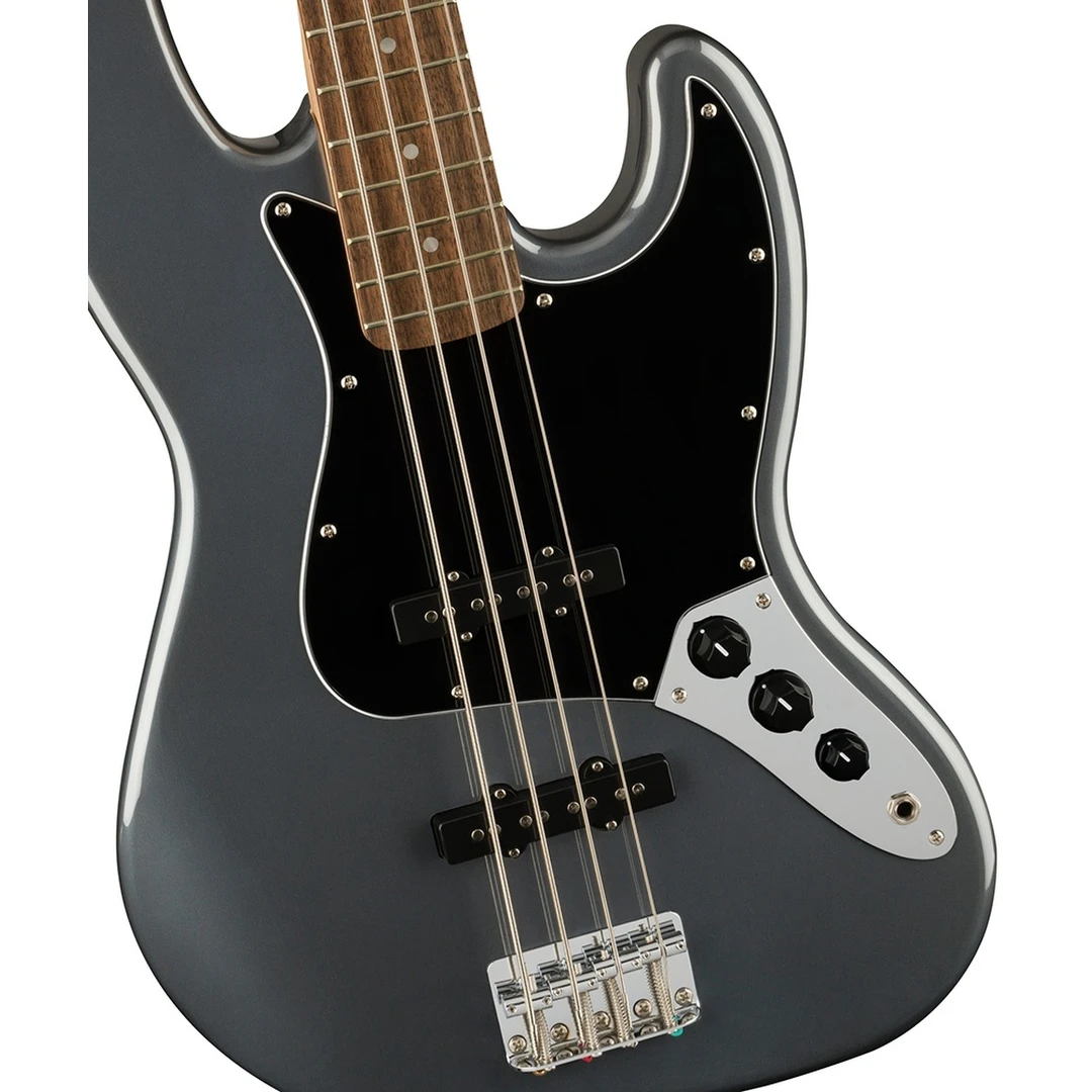 Бас-гитара Fender Squier Affinity Jazz Bass LRL Charcoal Frost Metallic
