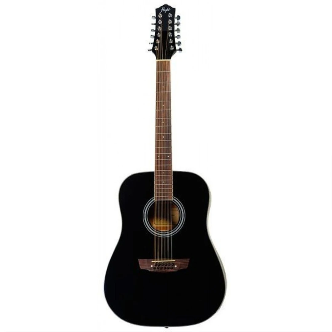 12-струнная гитара Flight D-200/12 BK