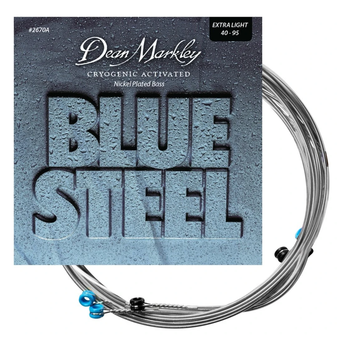 Струны для бас-гитары Dean Markley 2670A Blue Steel NPS 40-95