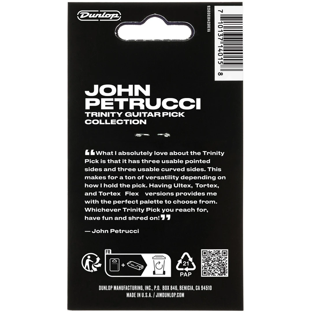 Набор медиаторов Dunlop PVP124 John Petrucci Trinity Pick Variety Pack