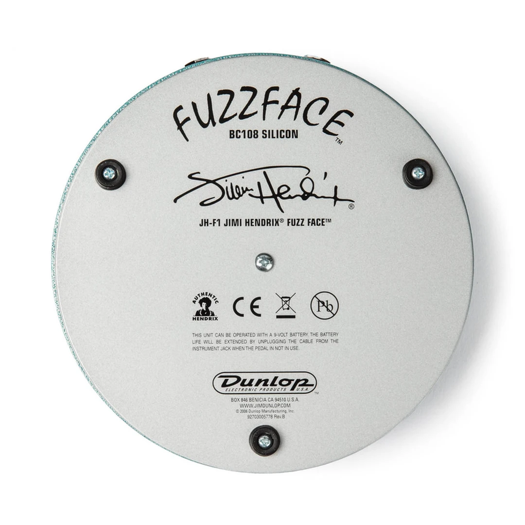 Педаль эффектов Dunlop JHF1 Jimi Hendrix Fuzz Face Distortion